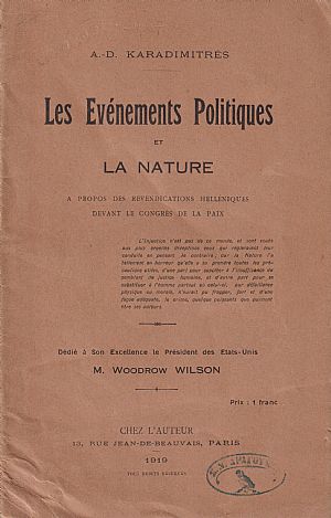 Les evénements politiques et la nature.