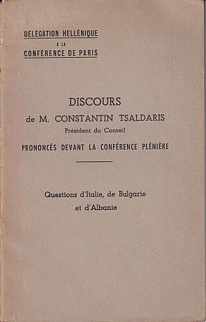 Discours. Prononcés devant la Conférence Plénière. Questions d