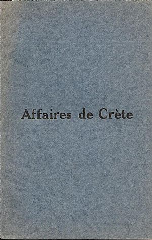 Affaires de Crète.