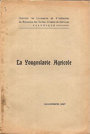 La Yougoslavie Agricole