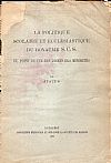La politique Scolaire et Ecclésiastique du Royaume S.C.S. Du point de vue des Droits des Minorités