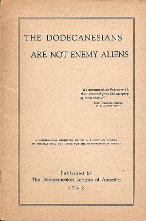 The Dodecanesians are not enemy aliens