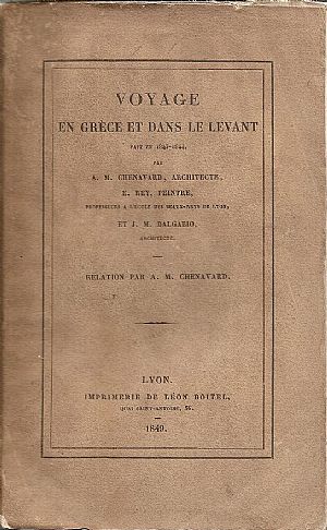Voyage en Grèce et dans le Levant fait en 1843-1844