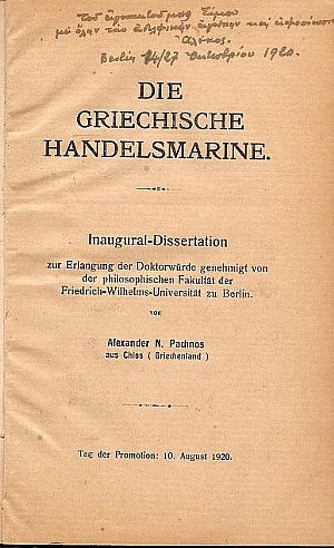 DIE GRIECHISCHE HANDELSMARINE DIE GRIECHISCHE HANDELSMARINE