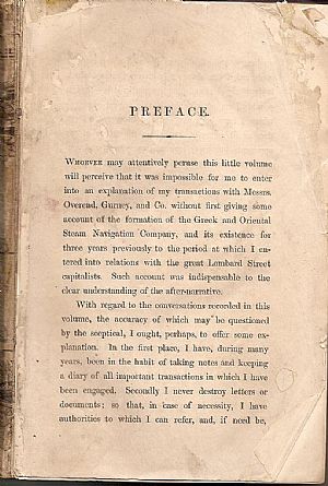 DEPREDATIONS OR OVEREND, GUMEY & Co., AND THE GREEK AND ORIENTAL STEAM NAVIGATION COMPANY DEPREDATIONS OR OVEREND, GUMEY & Co., AND THE GREEK AND ORIENTAL STEAM NAVIGATION COMPANY