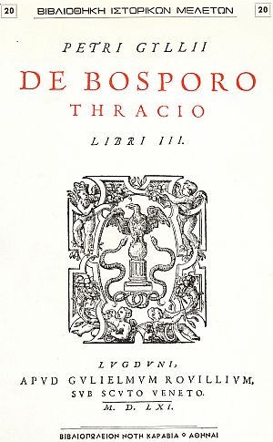 DE BOSPORO THRACIO LIBRI III